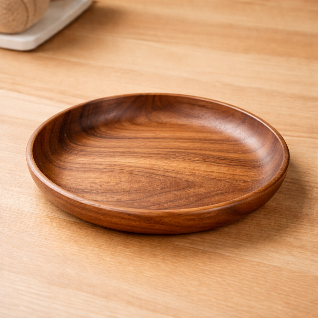 よくある木の皿
